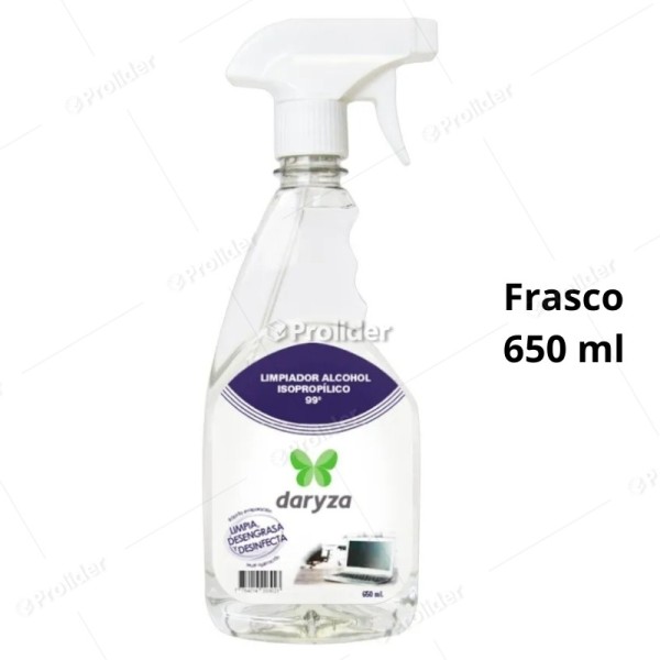 Alcohol Isopropílico 99º Daryza Frasco Gatillo 650 ml