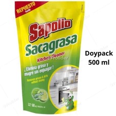 Sacagrasa Sapolio Sachet 500 ml Limón