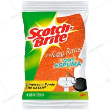 Esponja Cero Rayas Scotch Brite Naranja