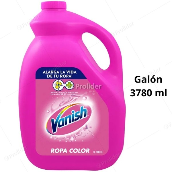 Quitamanchas En Líquido Vanish Ropa Color Galón 3785 ml