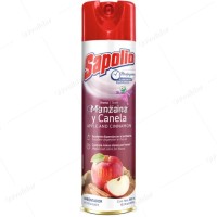 Ambientador En Spray Sapolio frasco 360 ml Manzana Y Canela