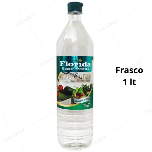 Vinagre Blanco Florida Frasco 1 Litro