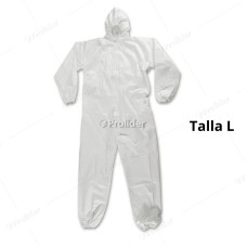 Traje Mameluco Clute Modelo Macroguard Talla L Blanco