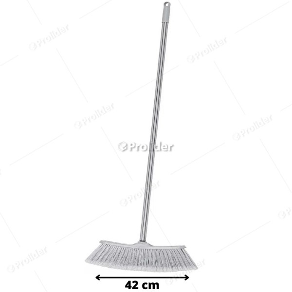 Escoba Mega Rey Ancho 45 cm Plomo