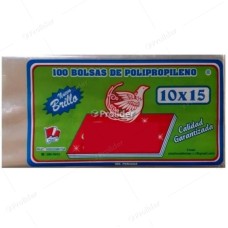 Bolsas Plásticas Transparentes económicas / 1 Micra / 10 x 5 / 100 unidades