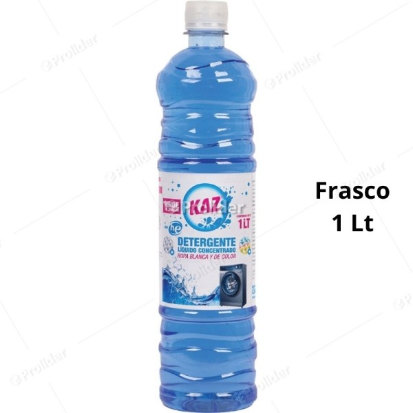 Detergente Líquido Kaz Frasco 1 Litro
