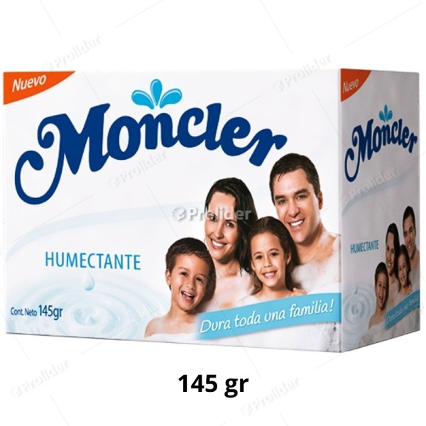 Jabón de Tocador Moncler Antibacterial 145 gr Blanco