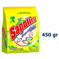 Detergente en Polvo Sapolio Bolsa 430 gr Limón (Amarillo)