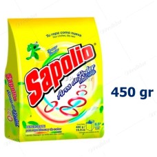 Detergente en Polvo Sapolio Bolsa 430 gr Limón (Amarillo)
