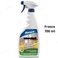 Protector Brillador Binner Pisos de Madera Y Laminados Frasco 700 ml