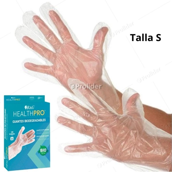 Guantes de Polietileno R&G Paquete x 100 unidades Talla S