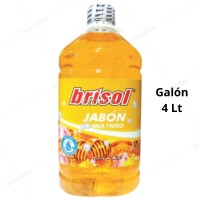 Jabón Líquido Brisol Galón 4 Litros Lirio Y Miel