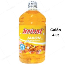 Jabón Líquido Brisol Galón 4 Litros Lirio Y Miel