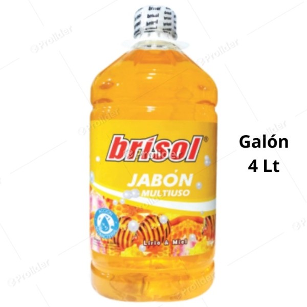 Jabón Líquido Brisol Galón 4 Litros Lirio Y Miel