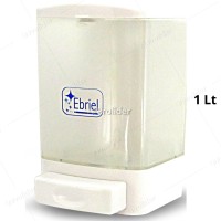Dispensador Jabón Líquido/ Alcohol Gel Ebriel 1 Litro Transparente