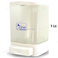 Dispensador Jabón Líquido/ Alcohol Gel Ebriel 1 Litro Transparente
