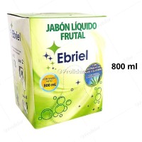 Jabón Líquido Ebriel Recarga Sachet 800 ml Frutal