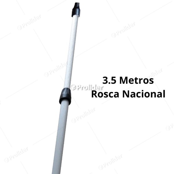 Palo de Extensión Aluminio Ebriel de 3.5 Metros + Rosca Nacional