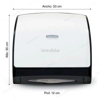 Dispensador Papel Interfoliado Plástico Kimberly Clark Codigo 30217686