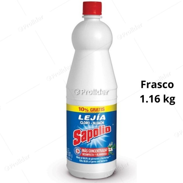 Lejía Sapolio Frasco 1.16 Kilos