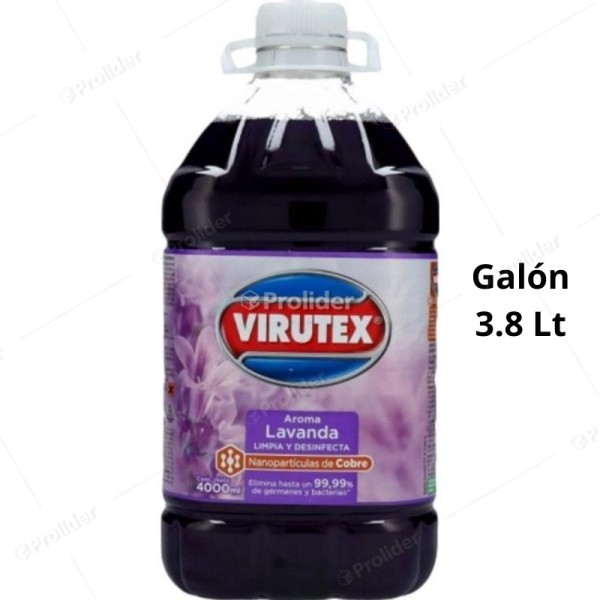 Limpiatodo Desinfectante Virutex Galón 3.8 Litros Lavanda