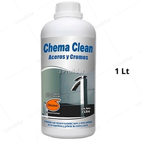 Limpiador Aceros de Cromos Chema Frasco 1 Litro