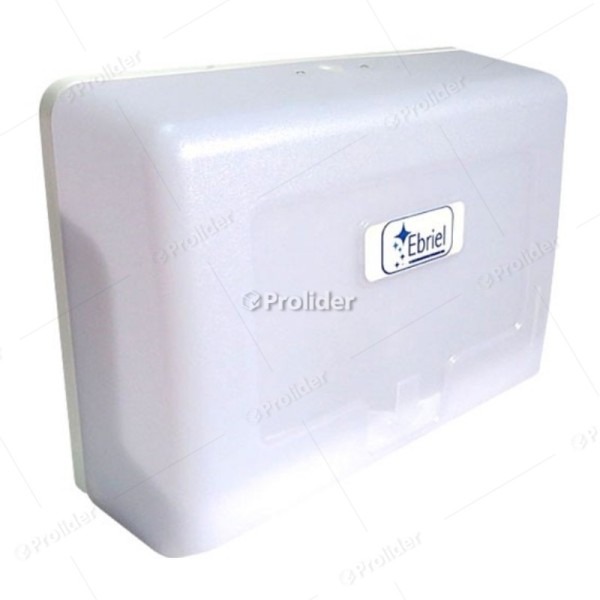 Dispensador Papel Interfoliado Plástico Ebriel Blanco