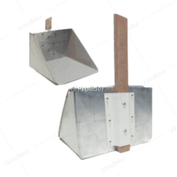 Recogedor de Lata Baja Policia Reforzado con Palo de Madera