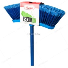Escoba de Plástico Hude Escobon Ancho 38 cm Azul