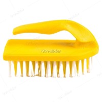 Escobilla de Plástico Hude Plancha con Asa Amarillo