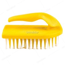 Escobilla de Plástico Hude Plancha con Asa Amarillo