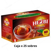 Infusión Herbi Té Canela Y Clavo Caja x 25 unidades