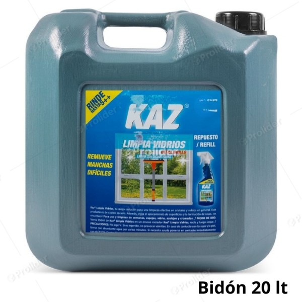 Limpiavidrios Kaz Bidón 20 Litros