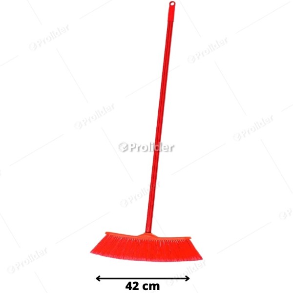 Escoba Mega Rey Ancho 42 cm Rojo