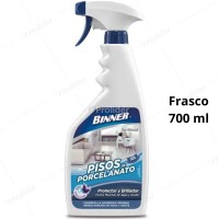 Protector Brillador Binner Pisos de Porcelanato Frasco 700 ml