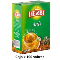 Infusión Herbi Anís Caja x 100 unidades