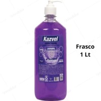 Jabón Líquido Kaz Antibacterial Frasco 1 Litro Lavanda