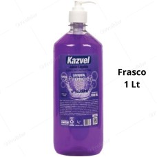 Jabón Líquido Kaz Antibacterial Frasco 1 Litro Lavanda