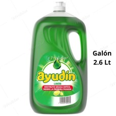 Lavavajilla Liquida Ayudin Limón Galón 2600 ml