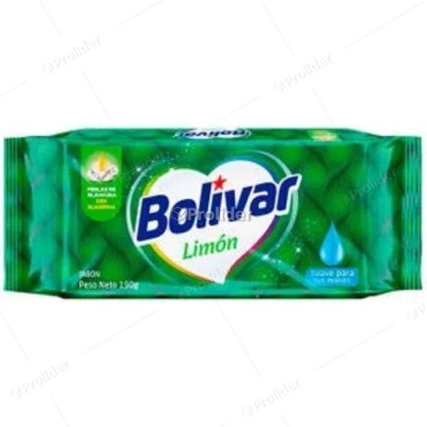 Jabón En Barra Bolivar 190 gr Limón (Verde)