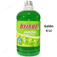 Jabón Líquido Brisol Galón 4 Litros Manzana