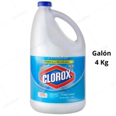 Lejía Clorox Galón 4000 gr/ 3785 ml