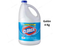 Lejía Clorox Galón 4000 gr/ 3785 ml