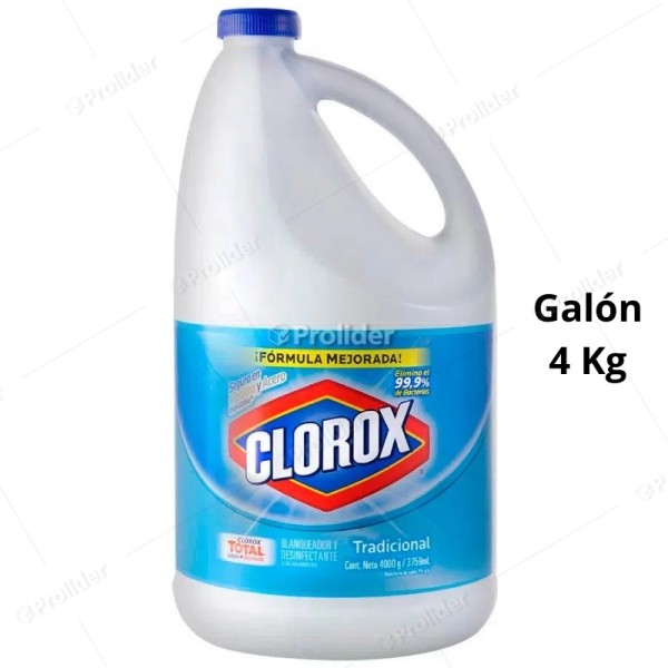 Lejía Clorox Galón 4000 gr/ 3785 ml