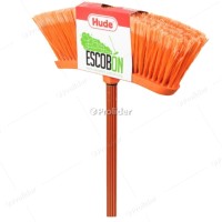Escoba de Plástico Hude Escobon Ancho 38 cm Naranja