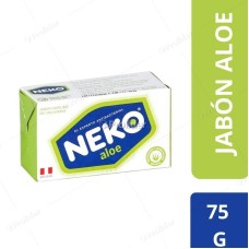Jabón de Tocador Neko 75 gr Aloe (Verde)