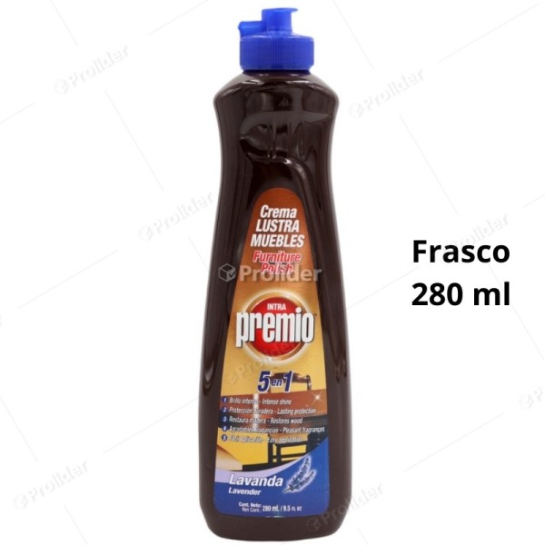 Lustramuebles En Crema Premio Frasco 280 ml Lavanda (Marron)