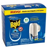 Insecticida Eléctrico Raid Aparato Líquido 45 Noches