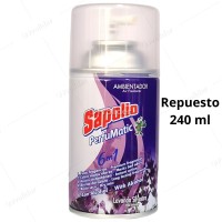 Repuesto Ambientador Perfumatic Sapolio 240 ml Lavanda