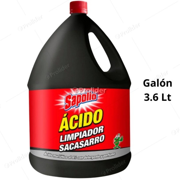 Ácido Sacasarro Sapolio Galón 3.6 Litros